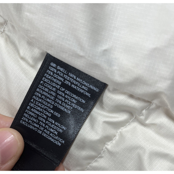 North Face 550 Puffer Vest Womens Extra Small Down Waterfowl Insulated Quilted - Picture 5 of 10